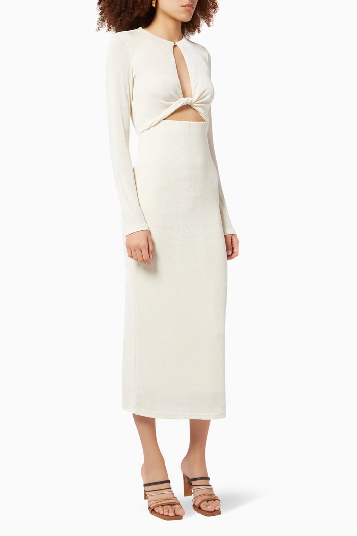 

Monza Dress in Jersey, White