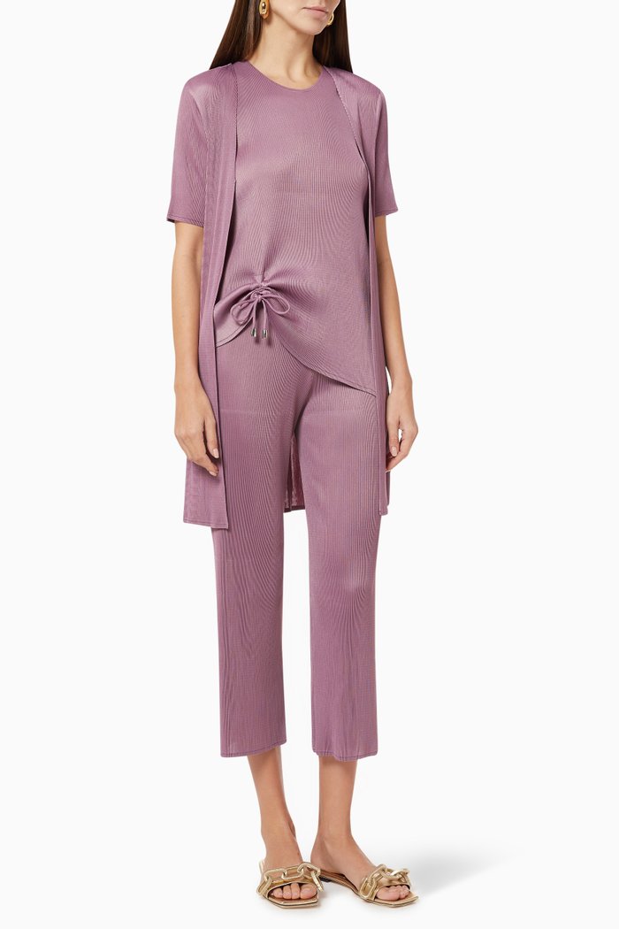 

Alya Co-ordinated Jacket, Top & Culottes Set, Pink