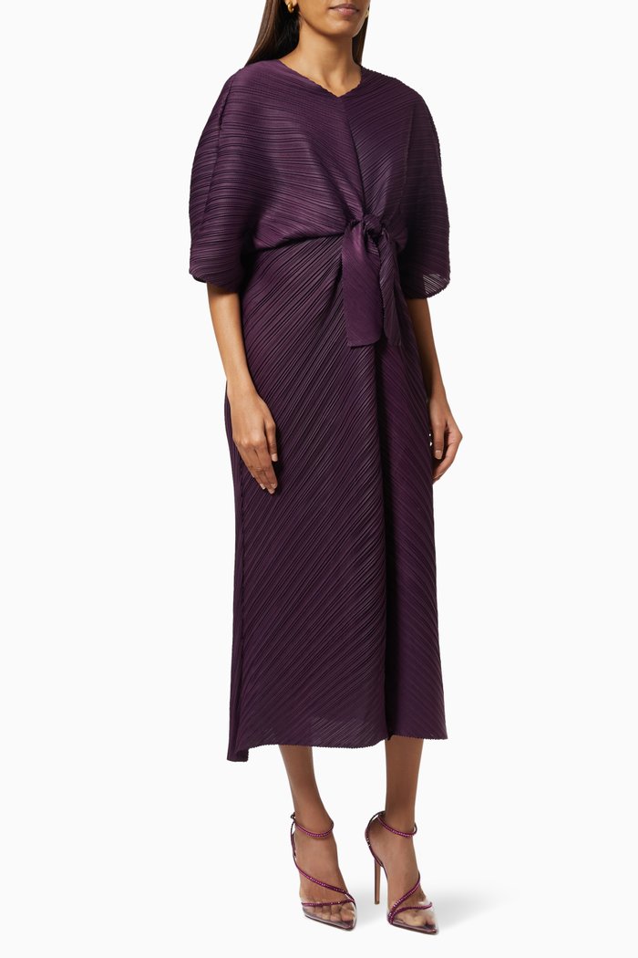 

Mia Twisted Dress, Purple