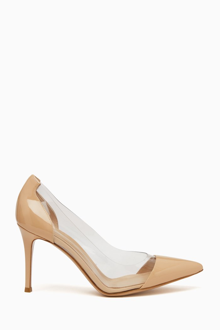 

Plexi 85 Pumps in Patent Leather, Neutral