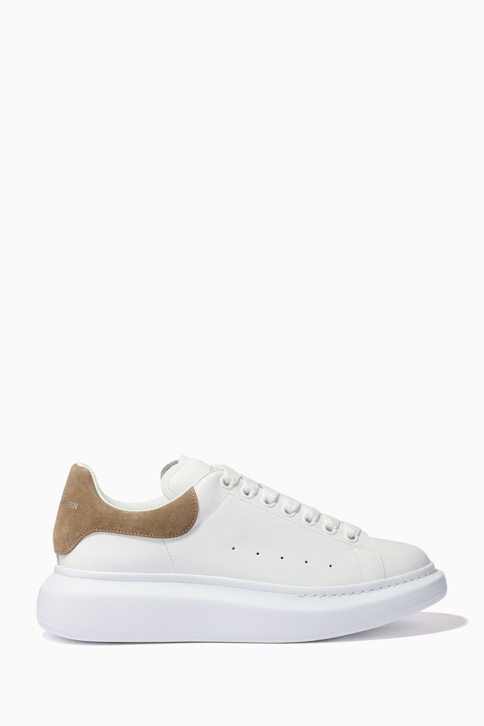 

Oversized Sneakers in Leather, White