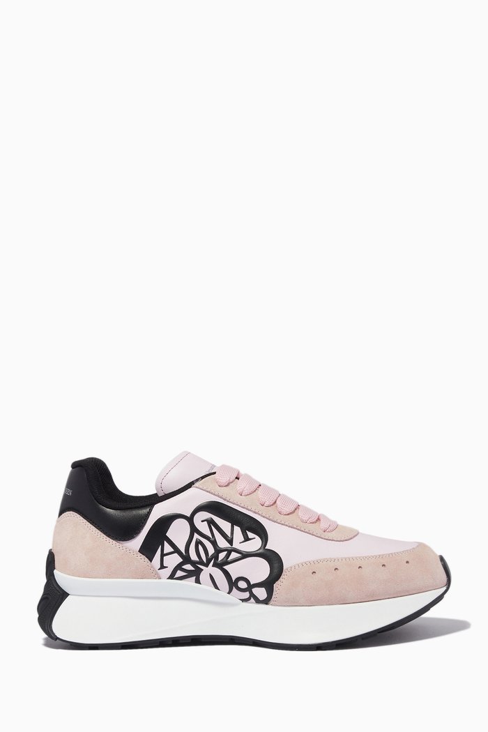 

Sprint Sneakers in Calfskin, Purple