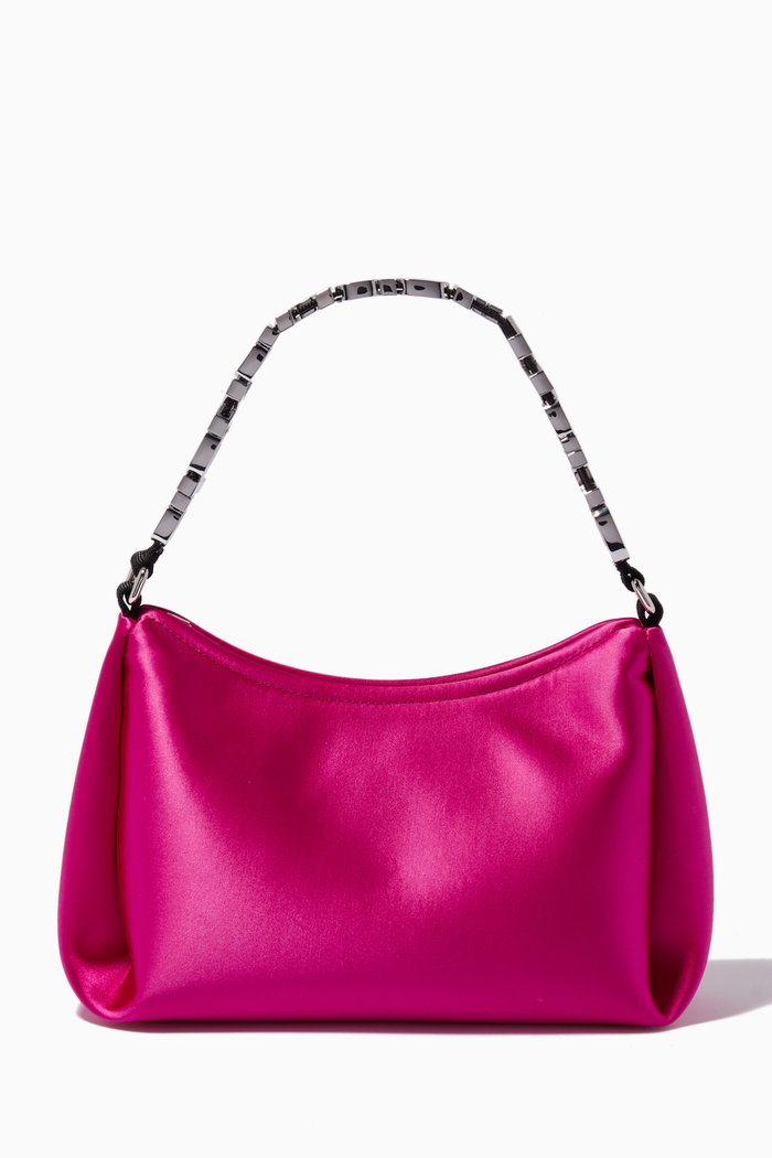 

Marquess Medium Hobo in Satin, Pink