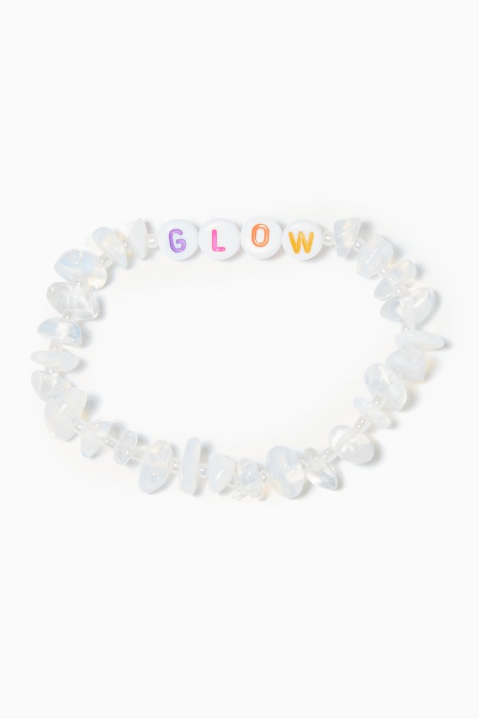 

Glow Multi Opal Crystal Healing Bracelet, White
