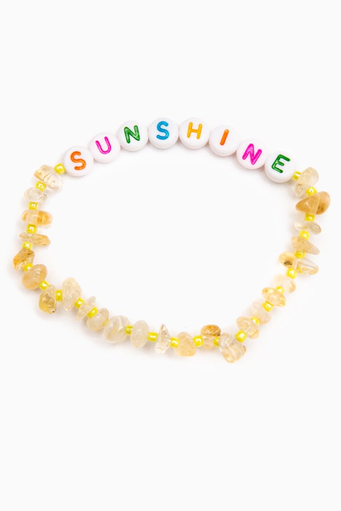

Sunshine Citrine Crystal Healing Bracelet, Yellow