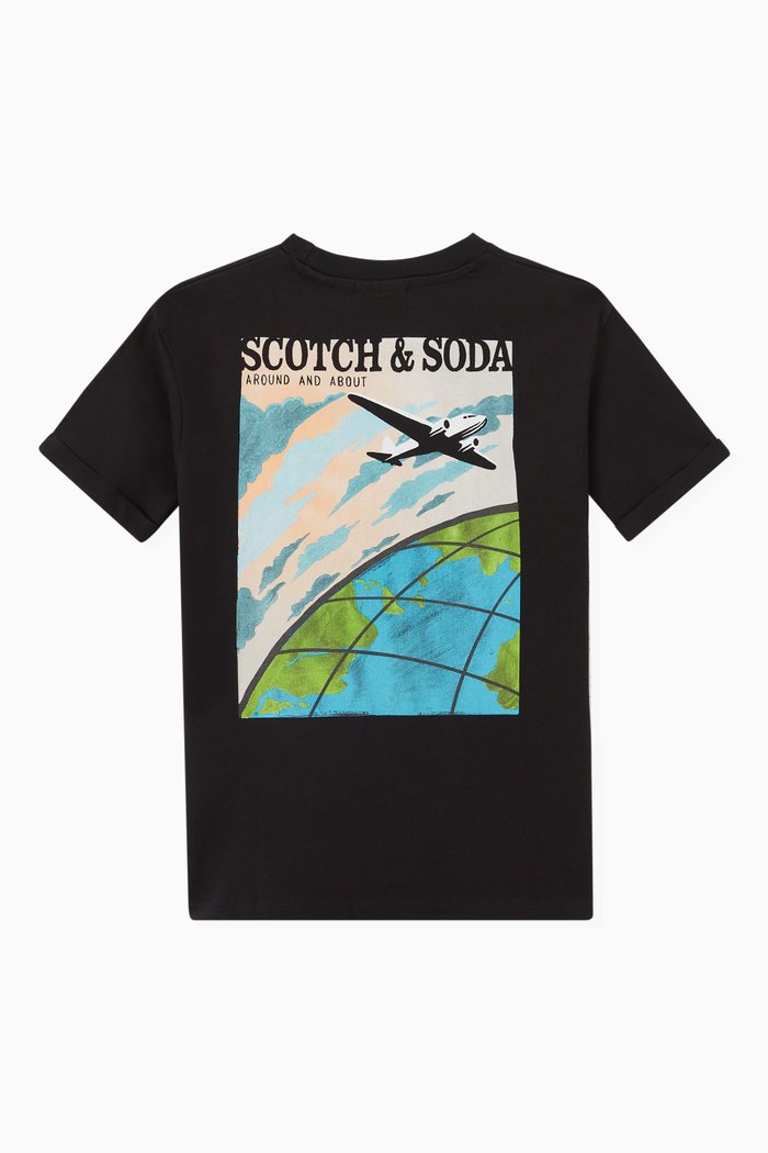 

Skate-fit T-shirt in Organic Cotton, Black