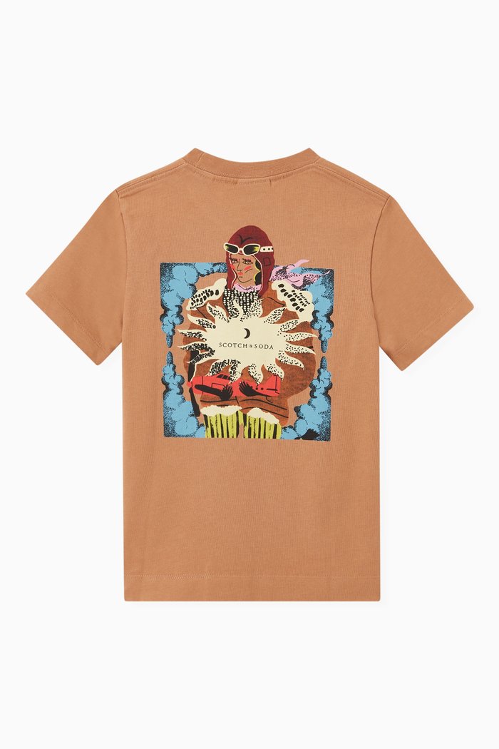 

Graphic T-shirt in Organic Cotton, Neutral