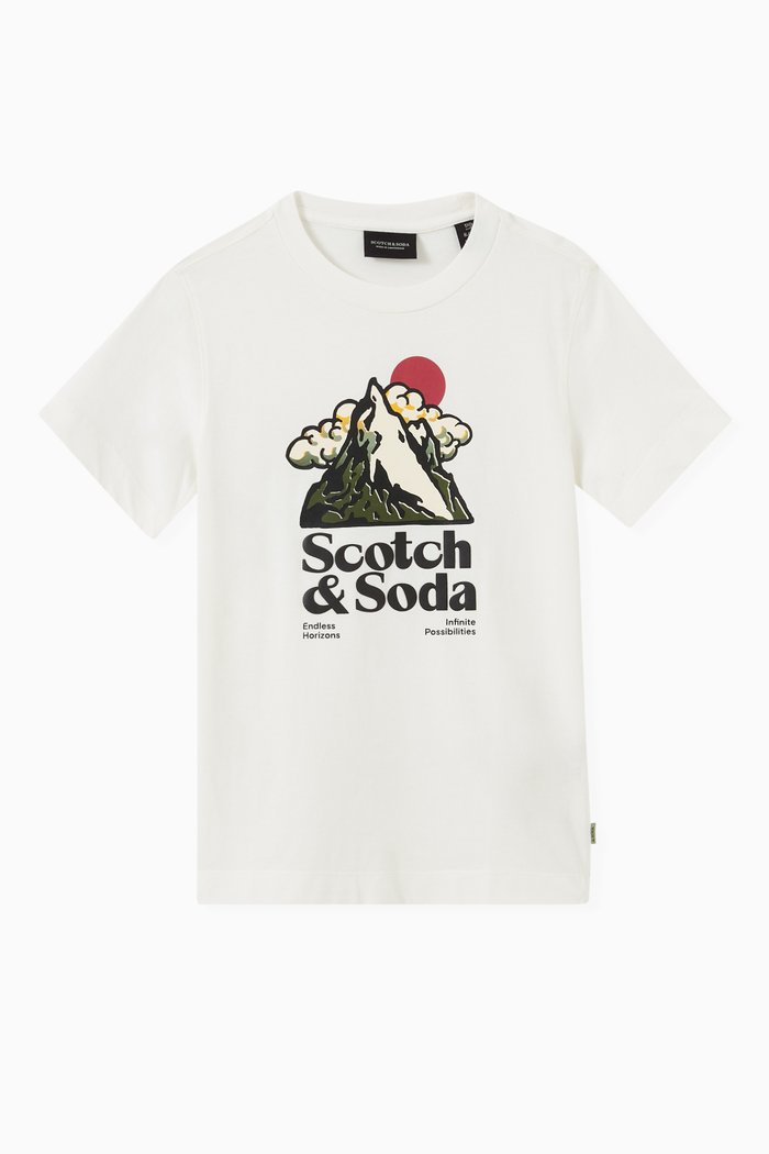 Graphic T-shirt in Organic Cotton, Neutral