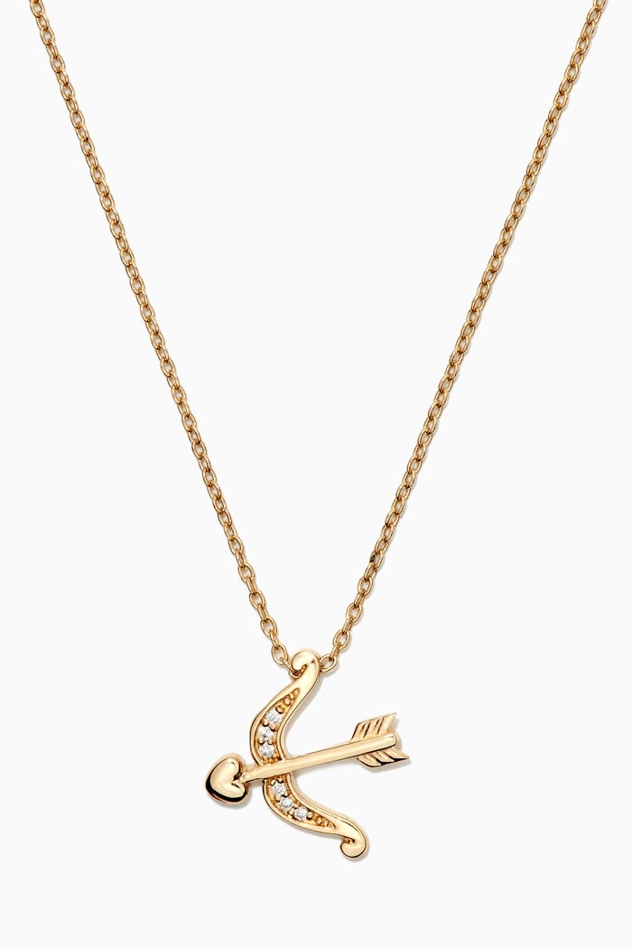 

Cupid Diamond Pendant in 14kt Yellow Gold