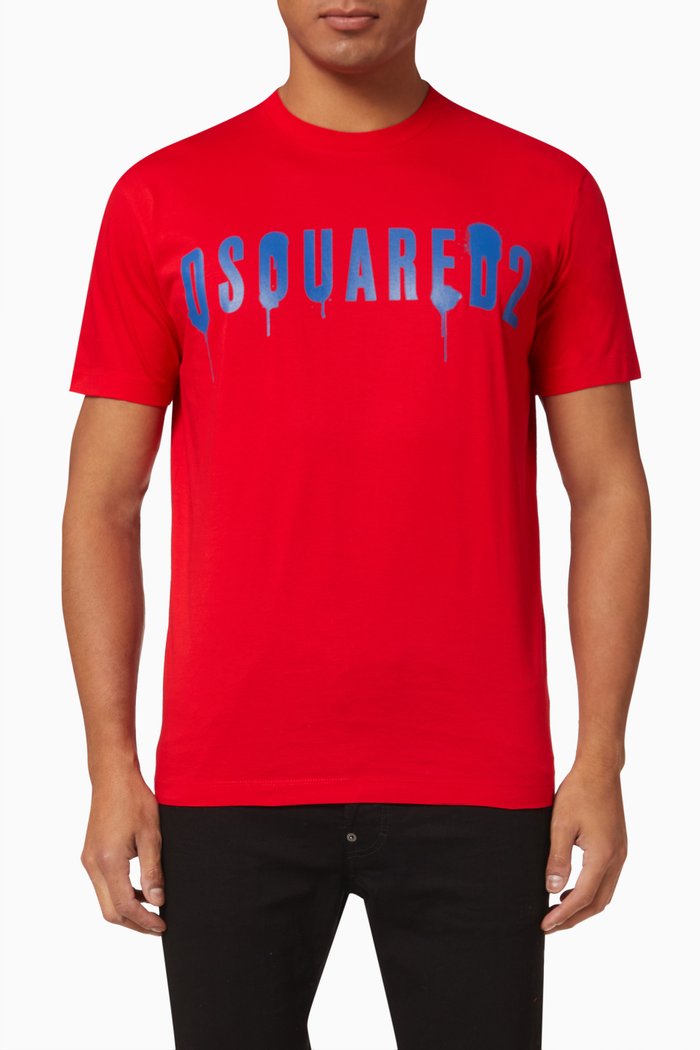 

Dsquared2 T-Shirt in Cotton Jersey, Red