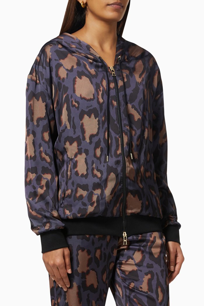 

Vedere Spotted Bomber Jacket with Hood, Multicolour