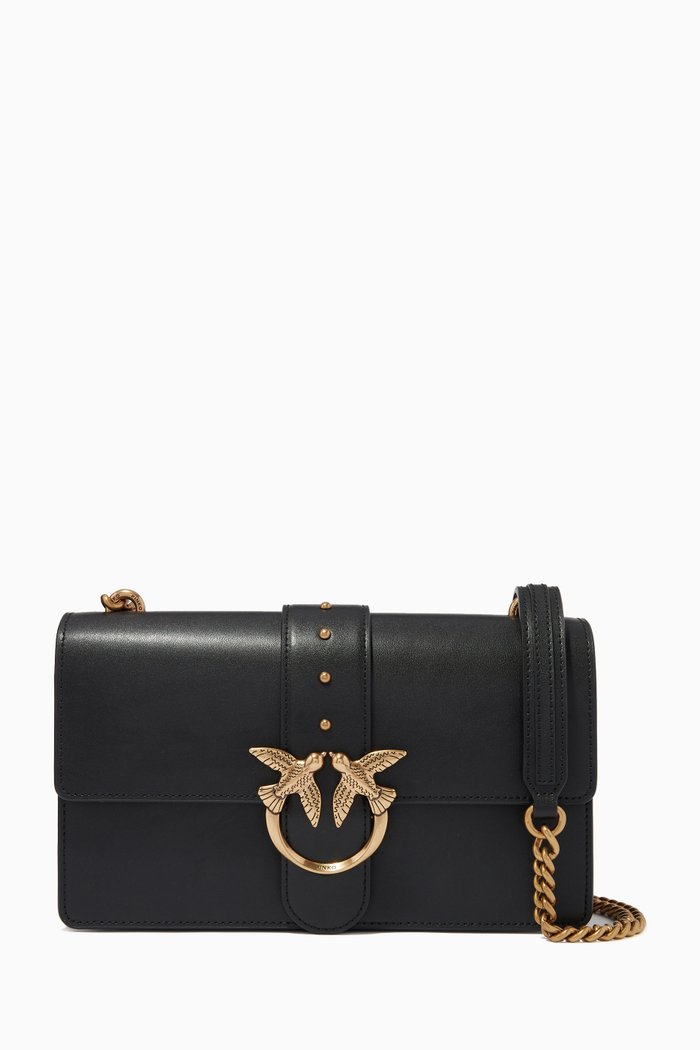 

Classic Love Icon Simply 9 Bag in Leather, Black