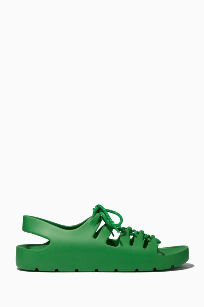 

Jelly Sandals in Rubber, Green