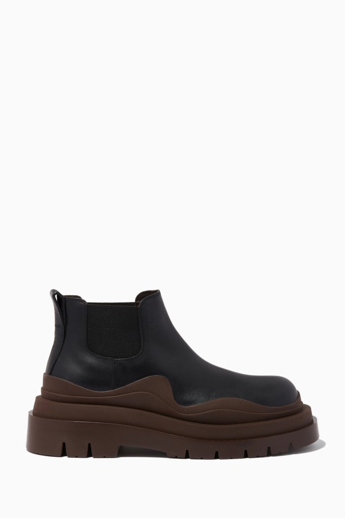 

BV Tire Boots in Calfskin, Black