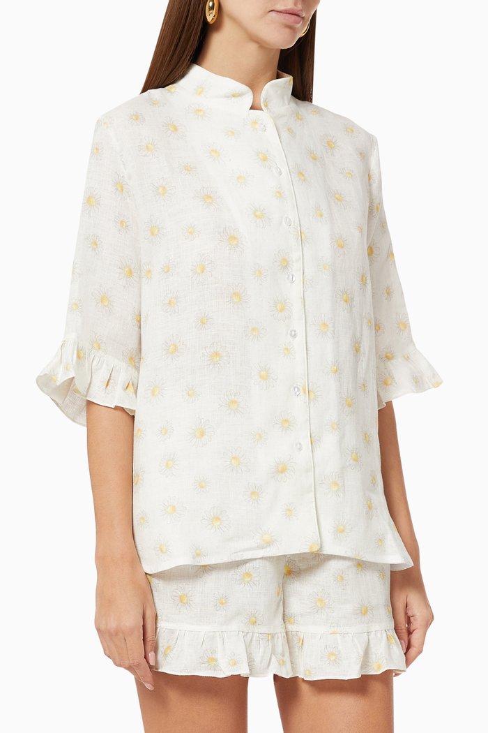 

Lounge Suit Set in Linen, White