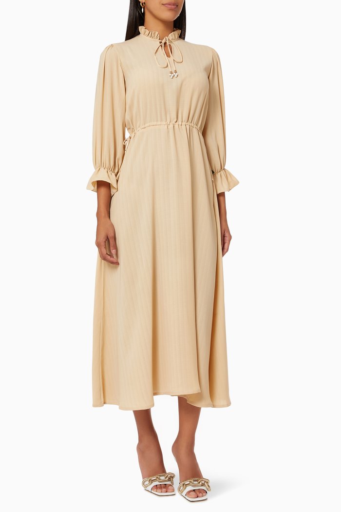 

Janelle Midi Dress, Neutral