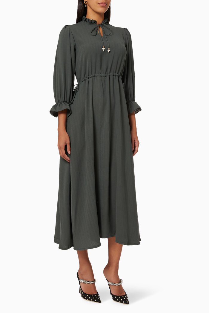 

Janelle Midi Dress, Green