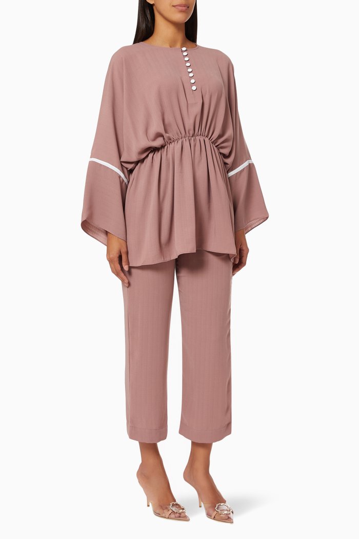 

Peria Scrunch-waist Co-ord Set, Pink