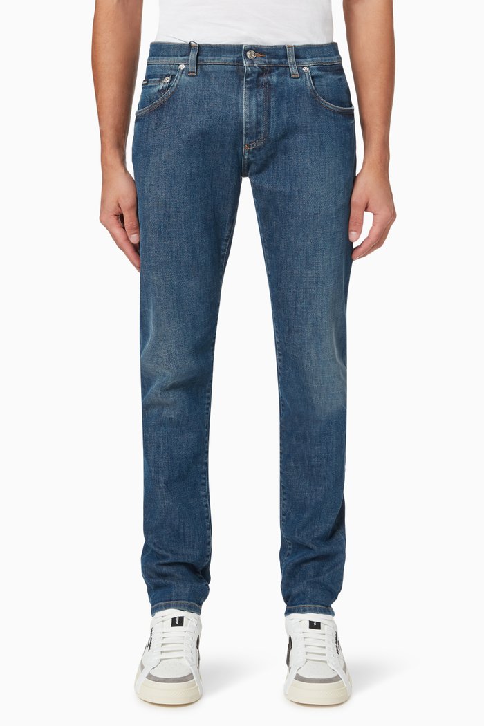 

Magnificent Slim-fit Jeans in Stretch Denim, Blue