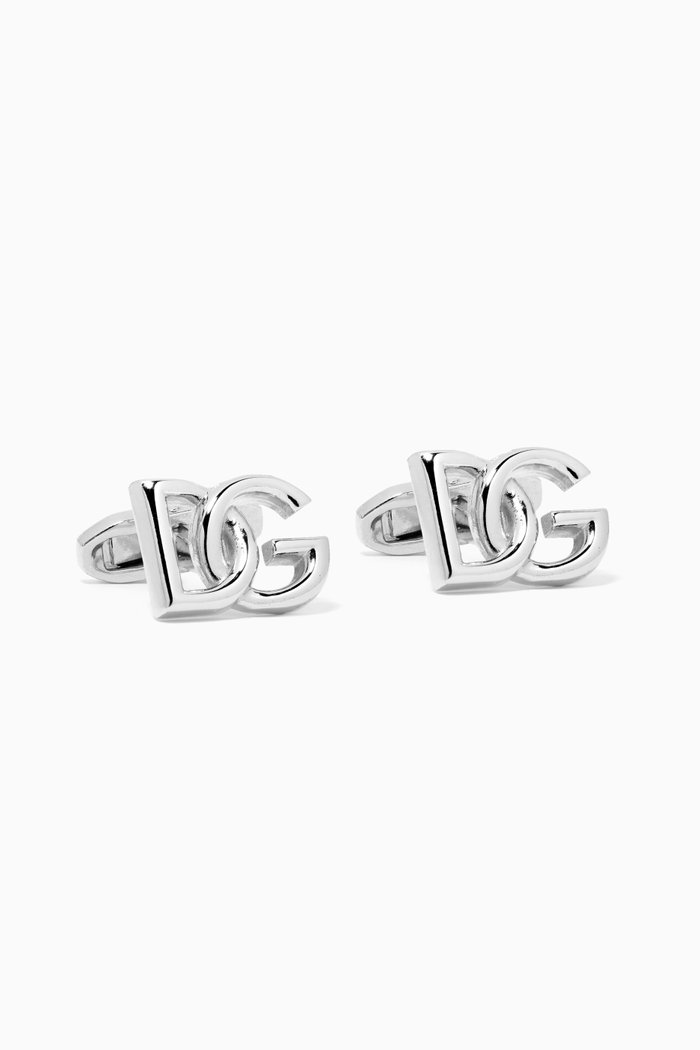 

DG Cufflinks in Silver