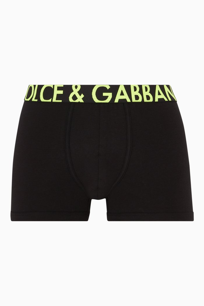 

Boxers in Two-way Stretch Cotton, Black