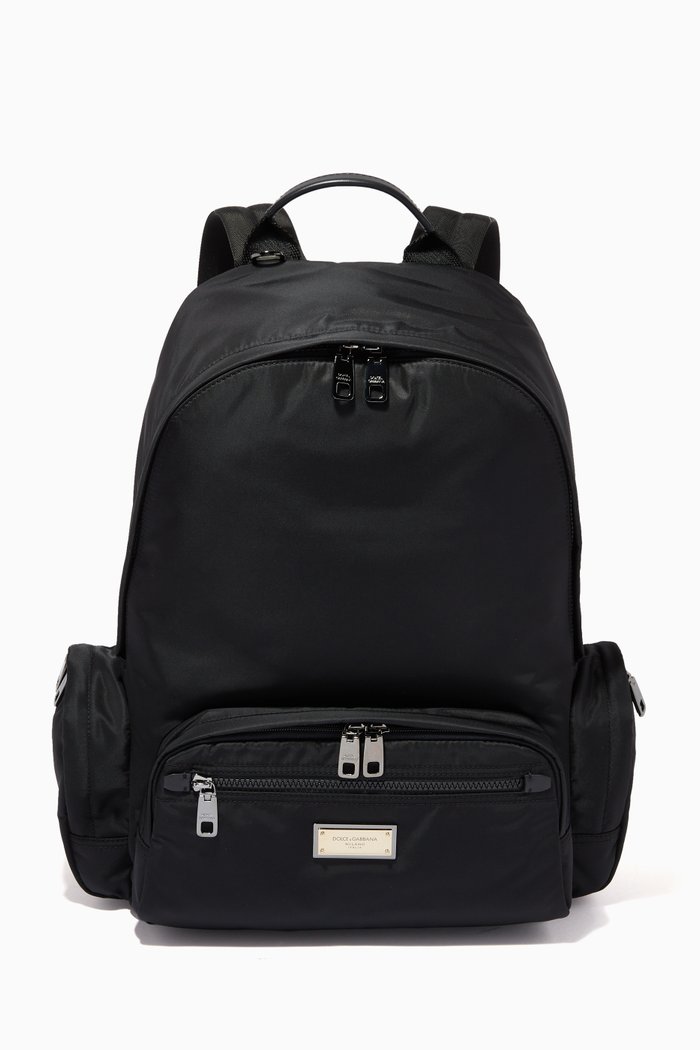 

Nero Sicilia DNA Backpack in Nylon, Black