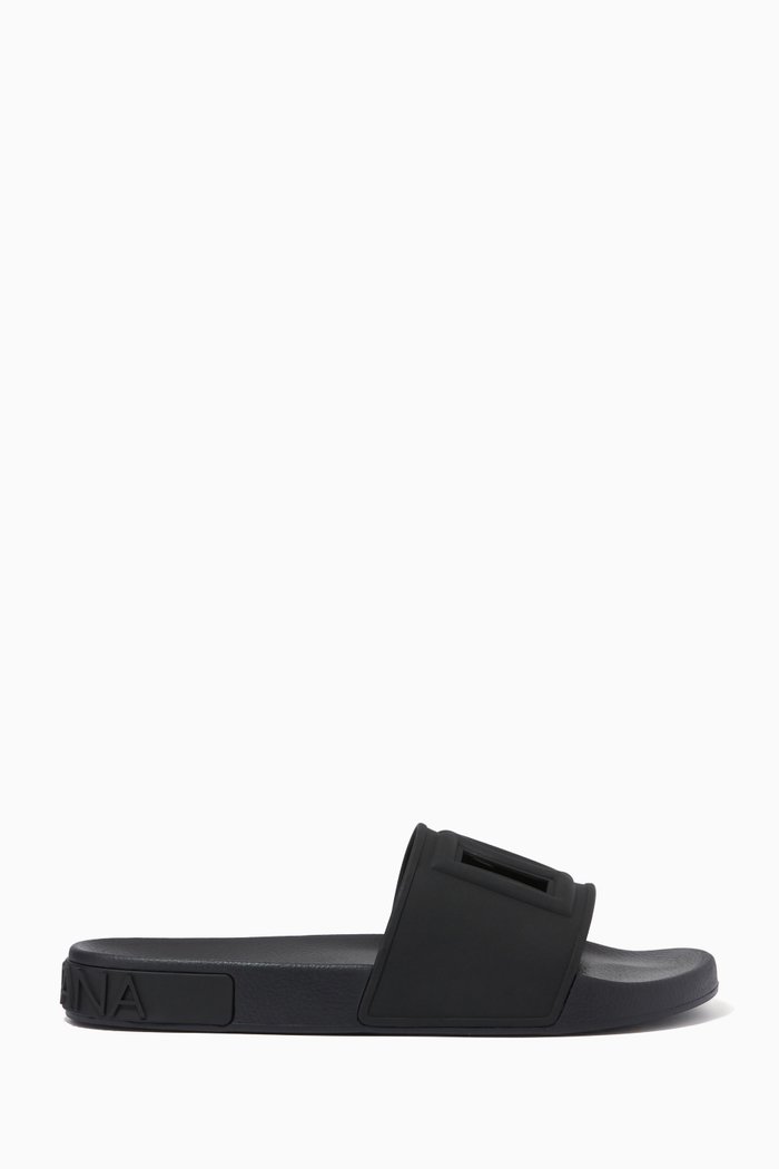 

Slides with DG Millenials Logo in Rubber, Black