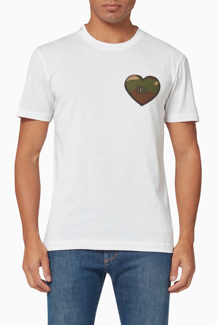 

Reborn To Live Logo T-Shirt, White