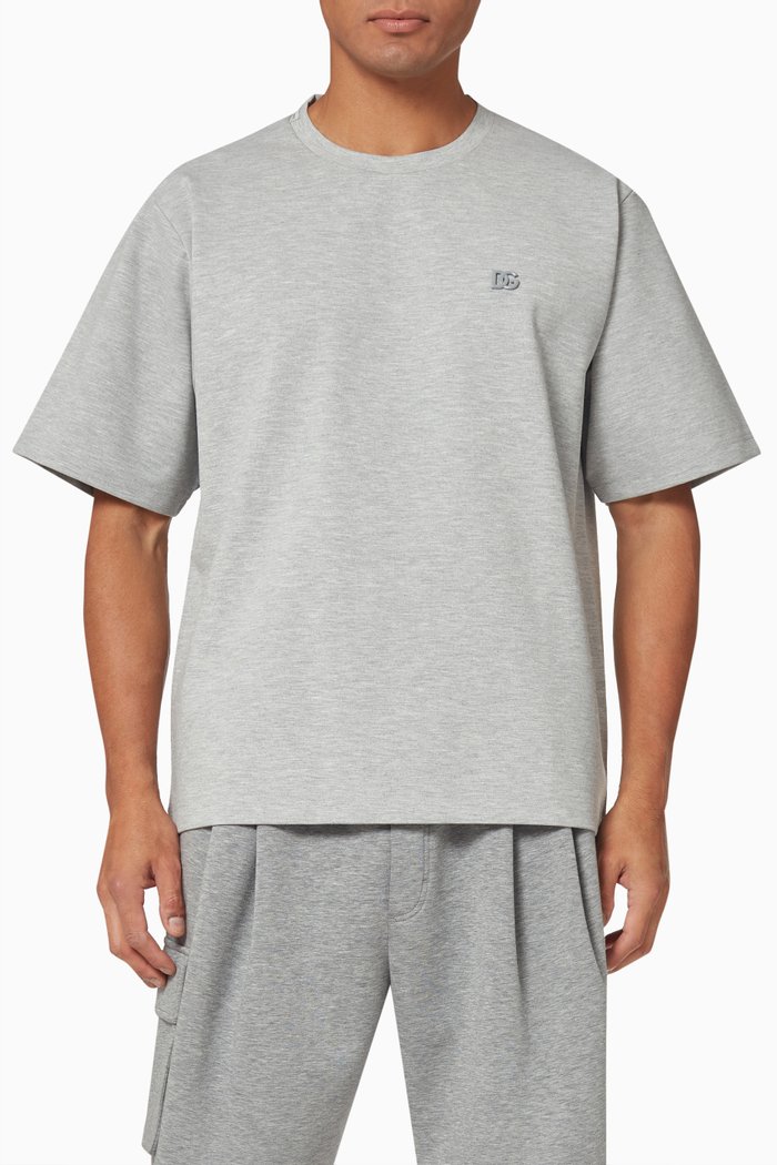 

Reborn To Live Logo T-Shirt, Grey