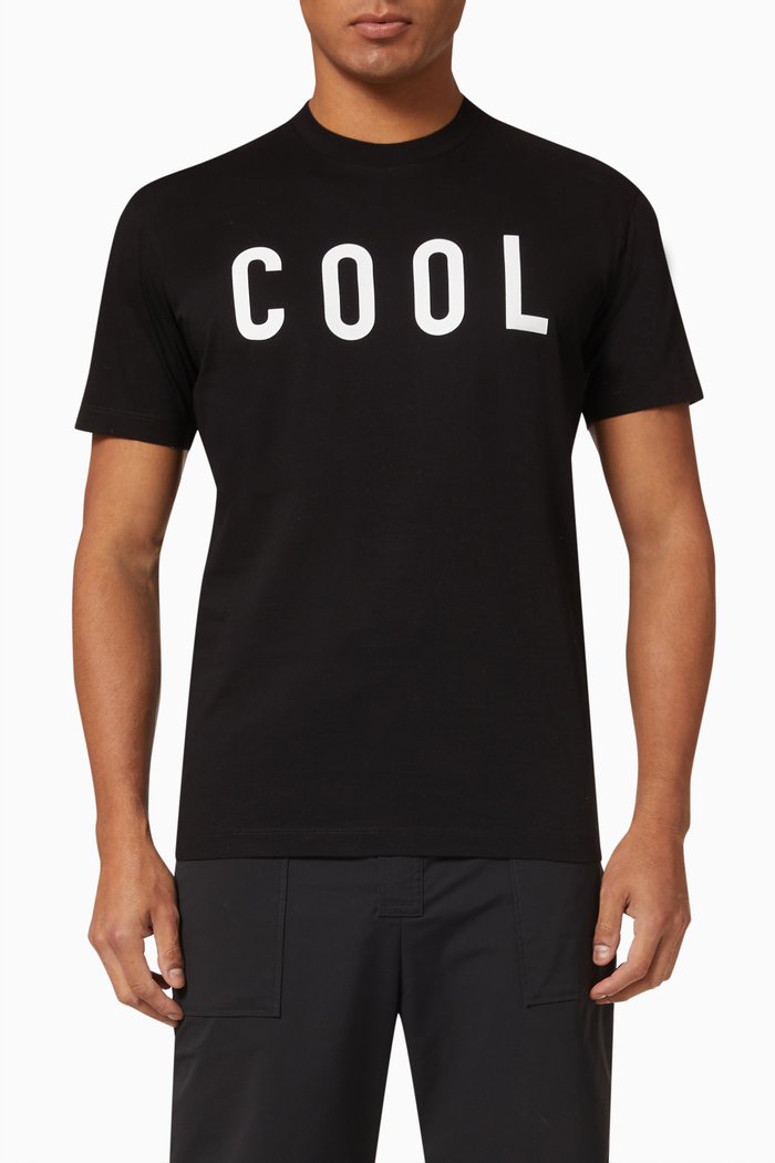 

Cool T-Shirt in Cotton Jersey, Black