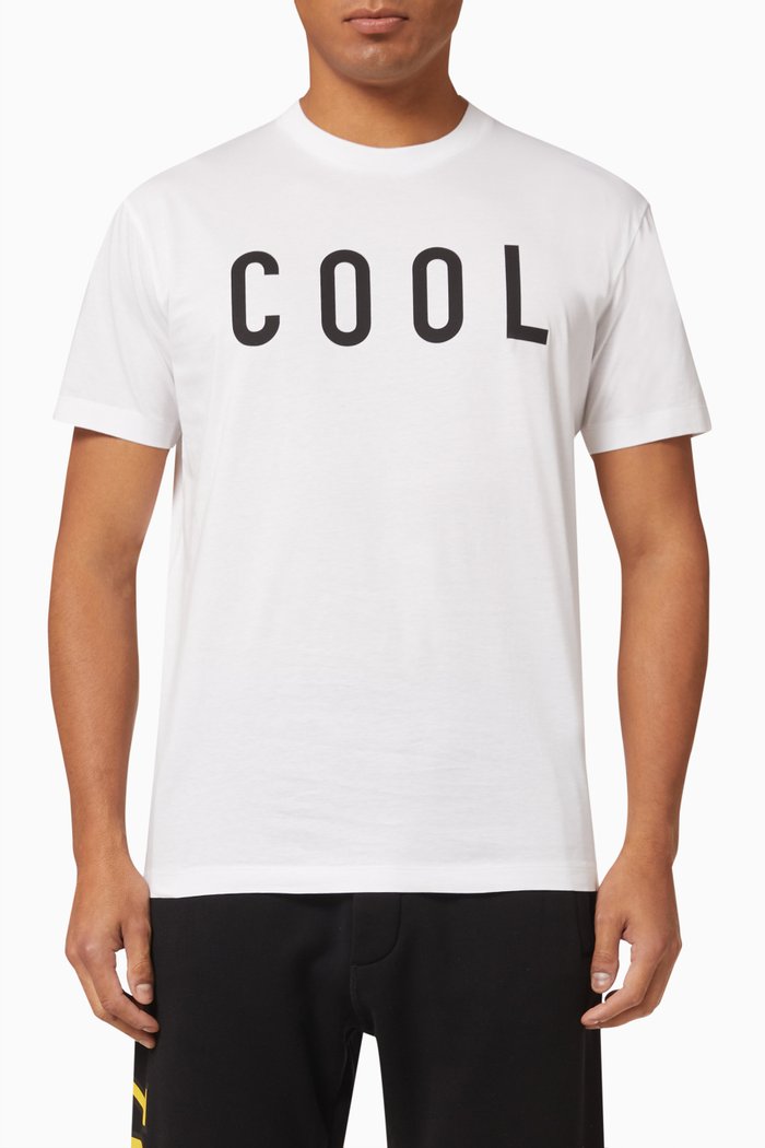 Cool T-Shirt in Cotton Jersey, White