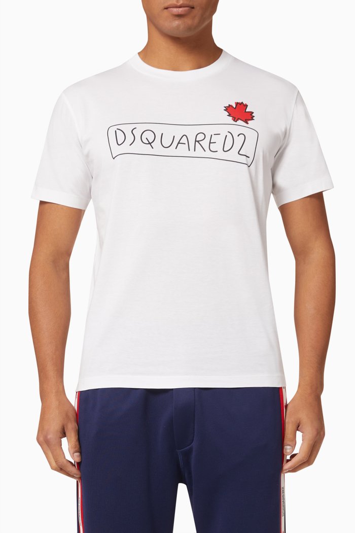 

Logo T-Shirt in Cotton Jersey, White