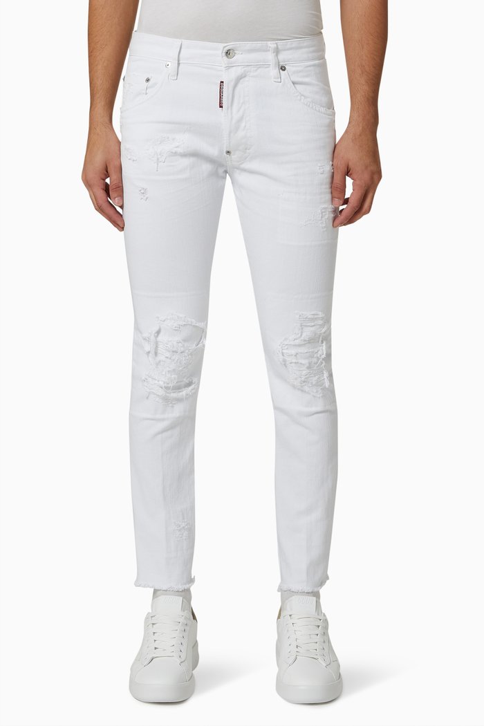 

Skater Jeans in Denim, White