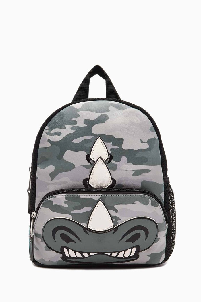 

Mini Rhino Camo Backpack, Grey