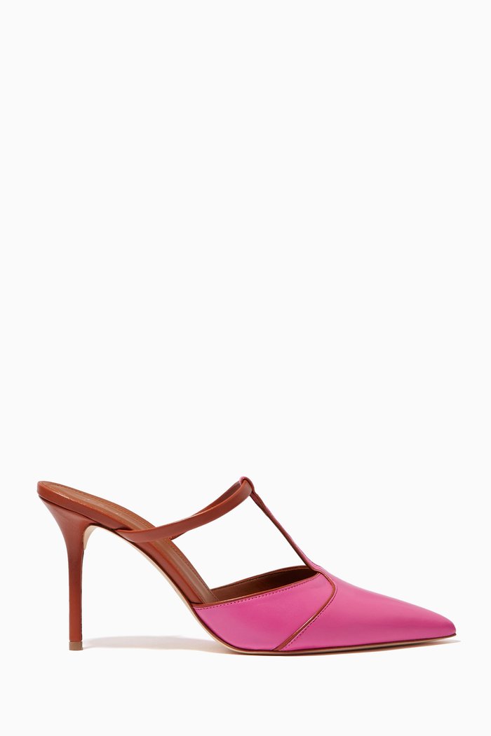 

Ima 85 Mules in Nappa, Pink