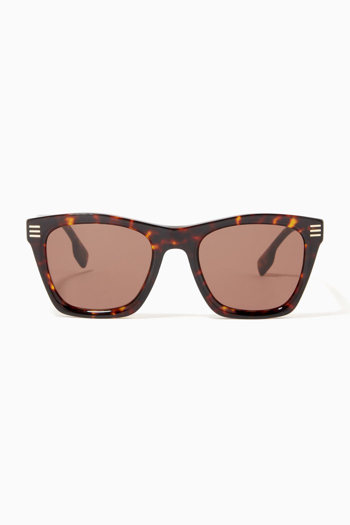 

Square Frame Sunglasses, Brown