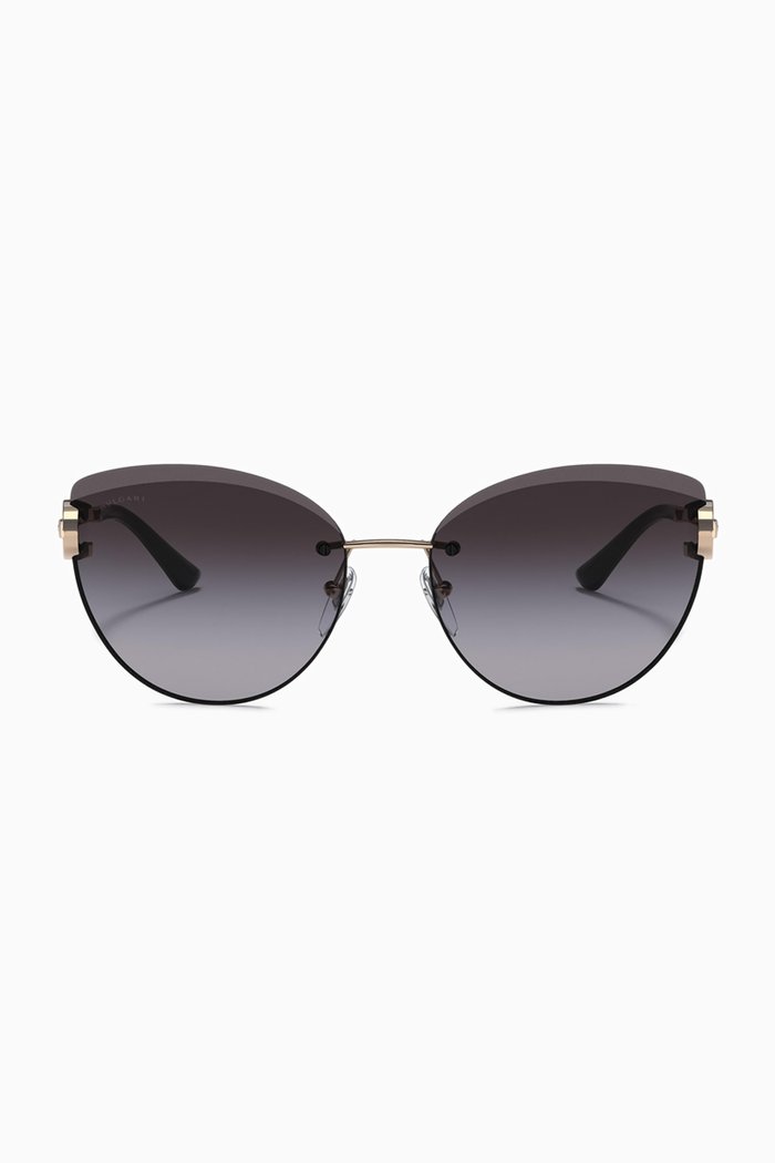 

Bvlgari Bvlgari Cat-eye Sunglasses in Metal, Rose gold