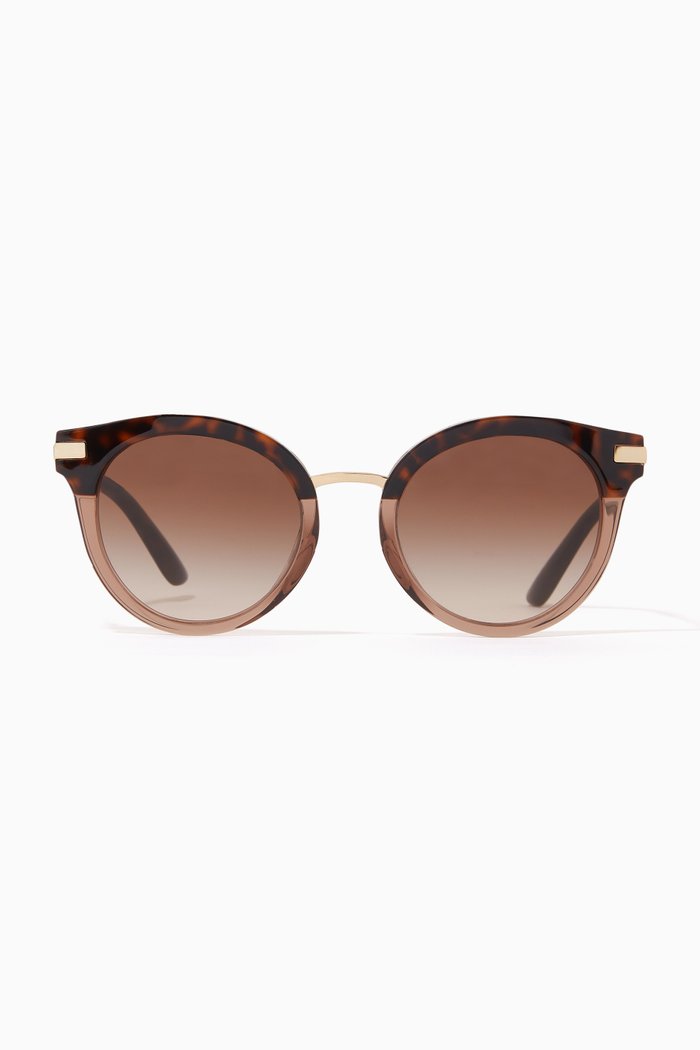 

Round Sunglasses, Brown