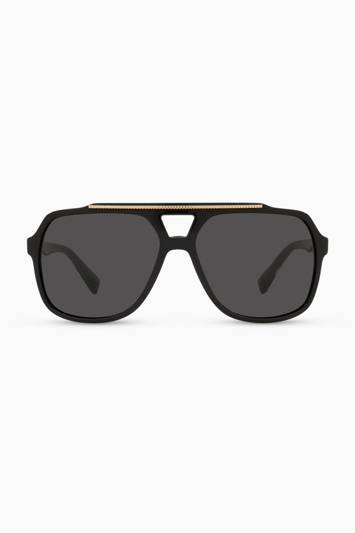 

Pilot Sunglasses in Acetate, Black