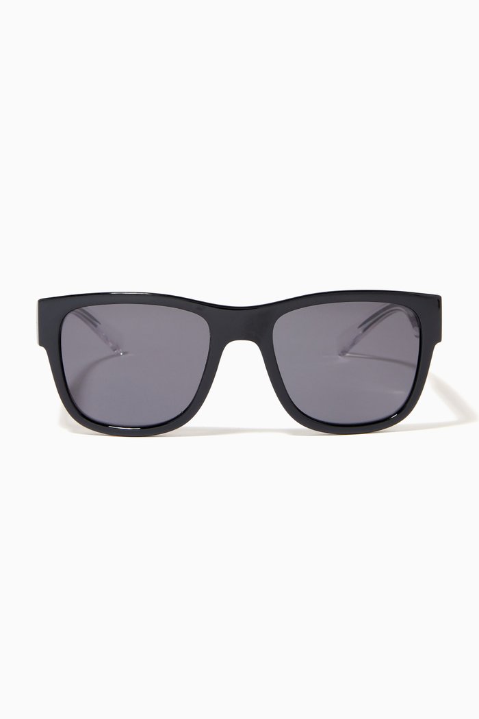 

Square Sunglasses in Acetate, Black