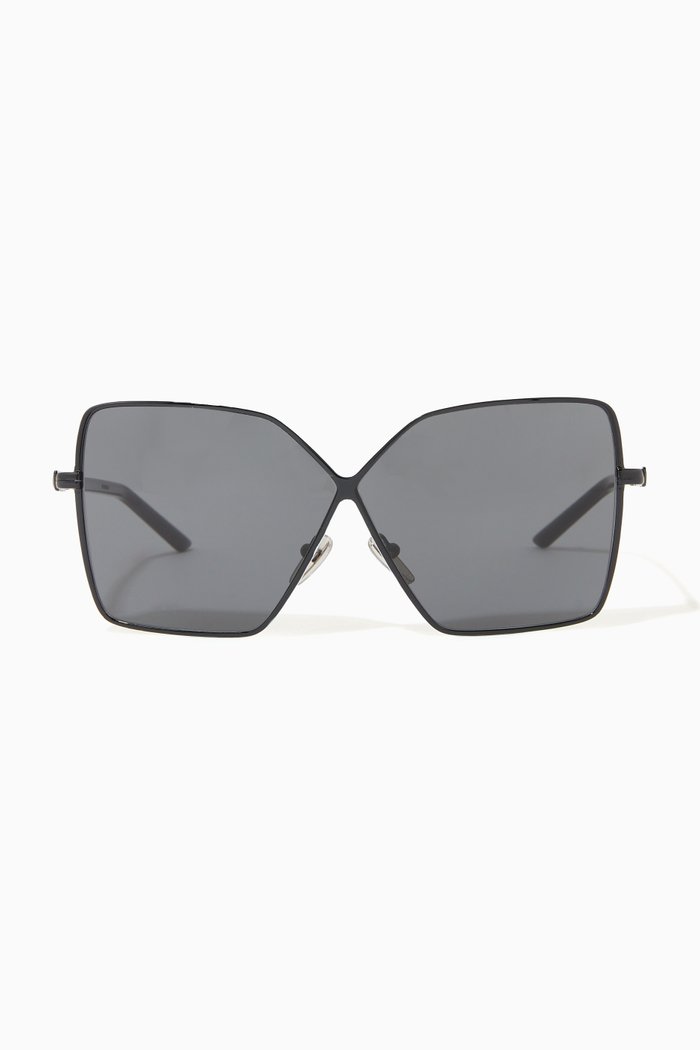 

Butterfly Sunglasses in Metal, Black