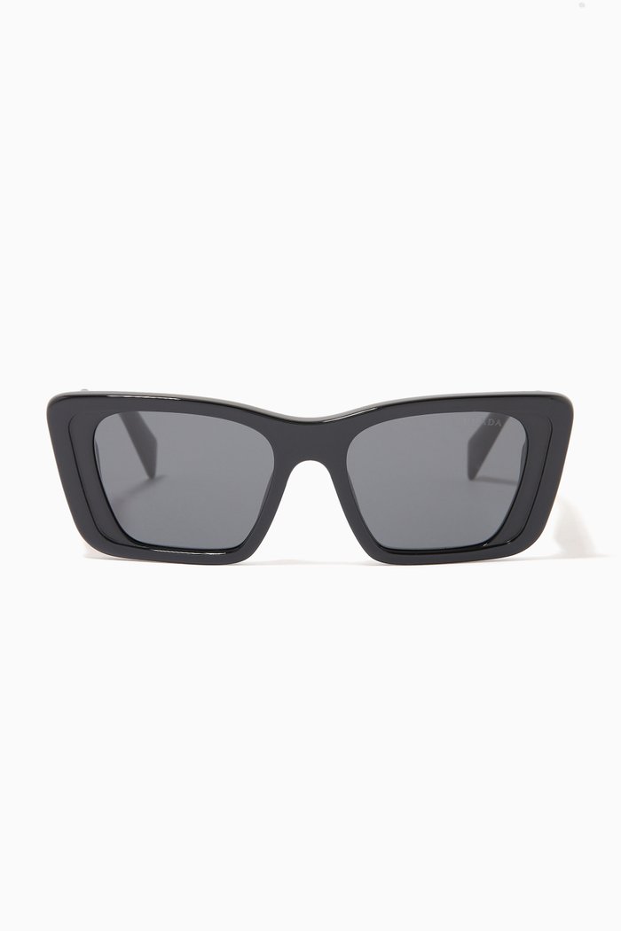 

Symbole Butterfly Sunglasses in Acetate, Black