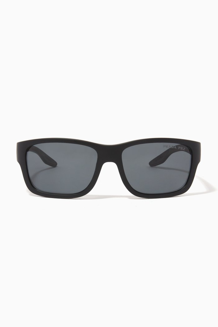 

Pilot Sunglasses in Nylon Fibre, Black