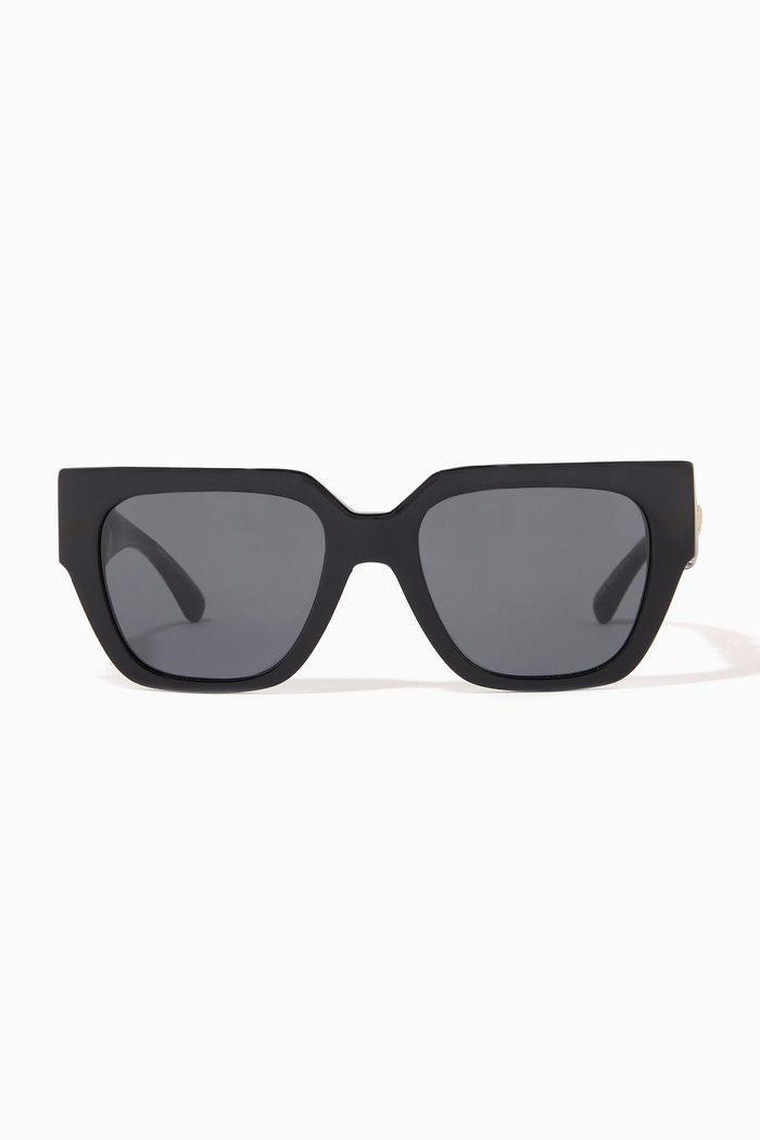 

Medusa Chain Sunglasses, Black