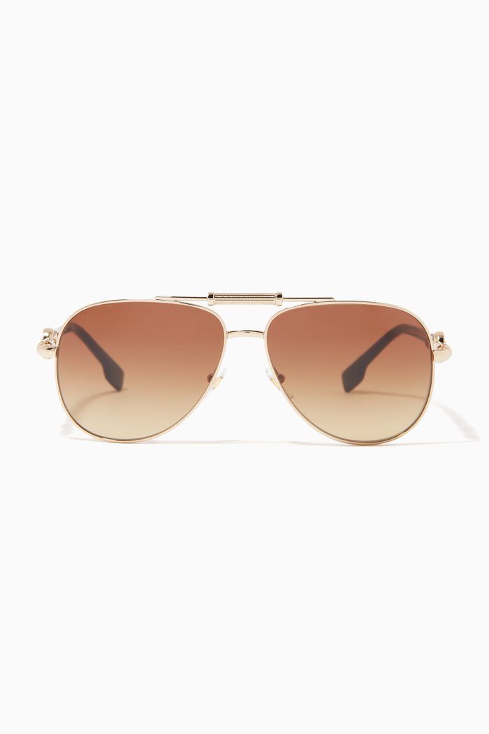 

Medusa Polis Sunglasses, Gold