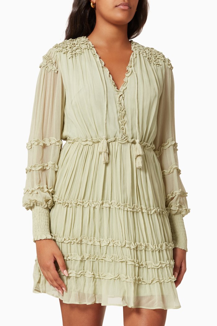 

Vintage Dreams Mini Dress, Green