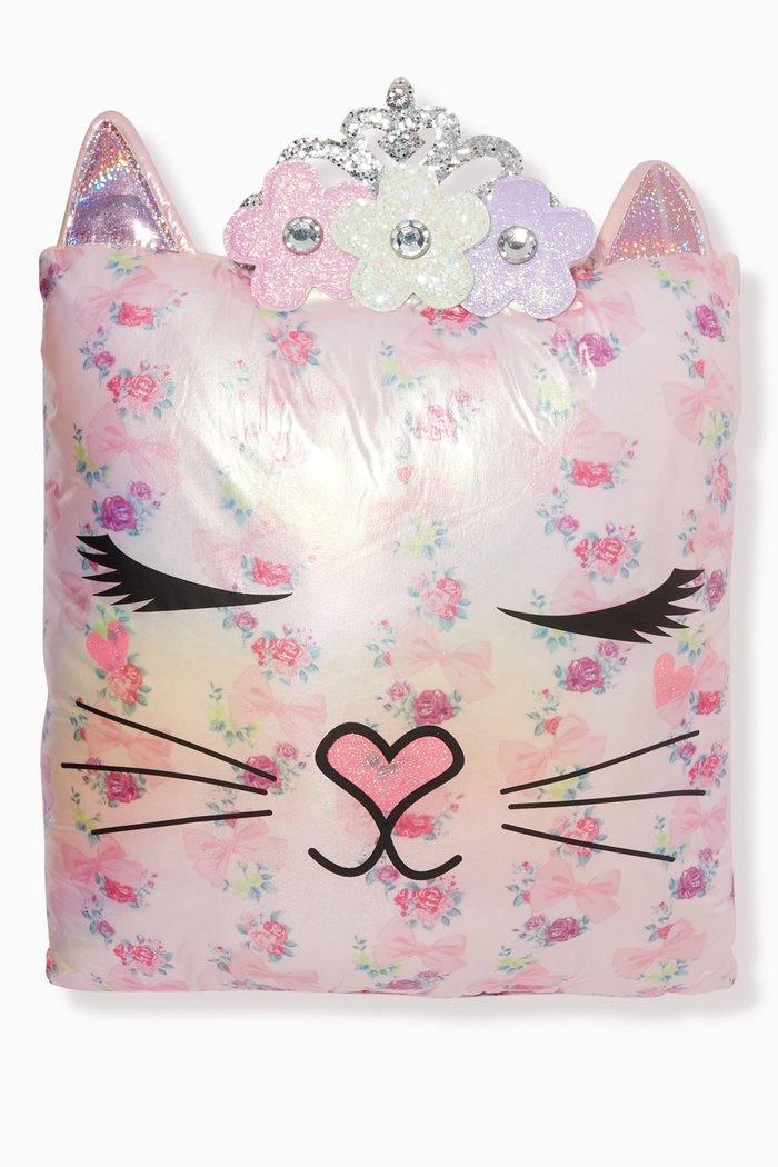 

Miss Bella Ditzy Daze Print Pillow, Pink