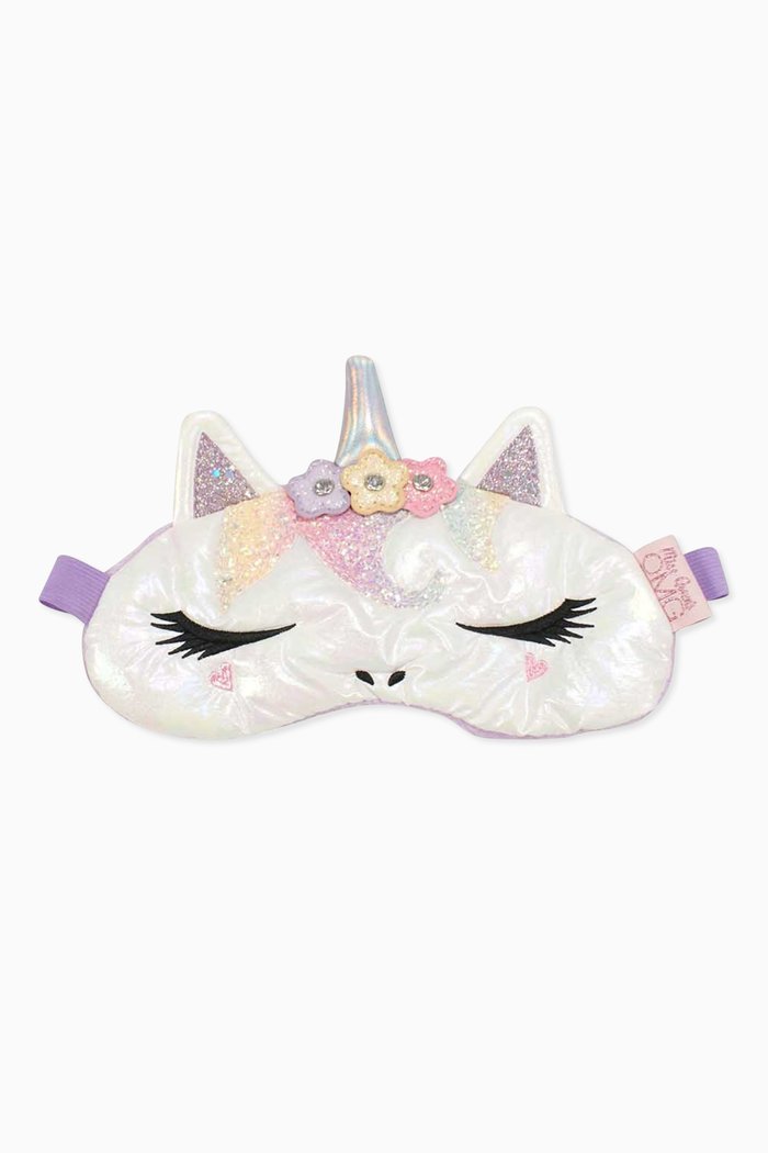 

Miss Gwen Puffer Sleep Mask, Purple