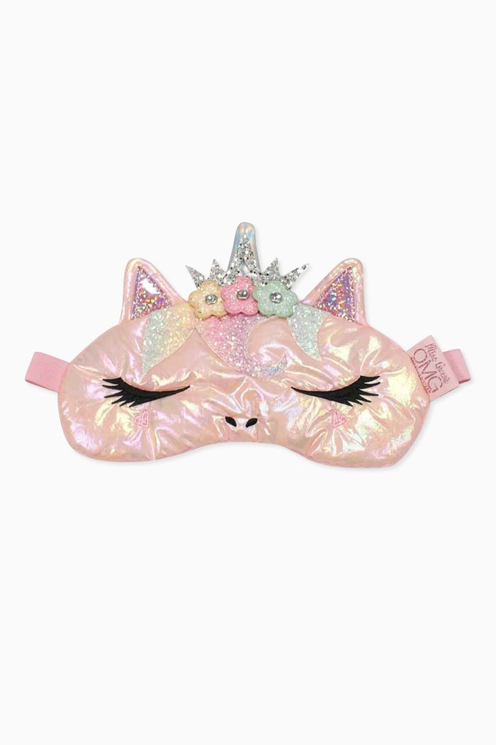 

Miss Gwen Puffer Sleep Mask, Pink
