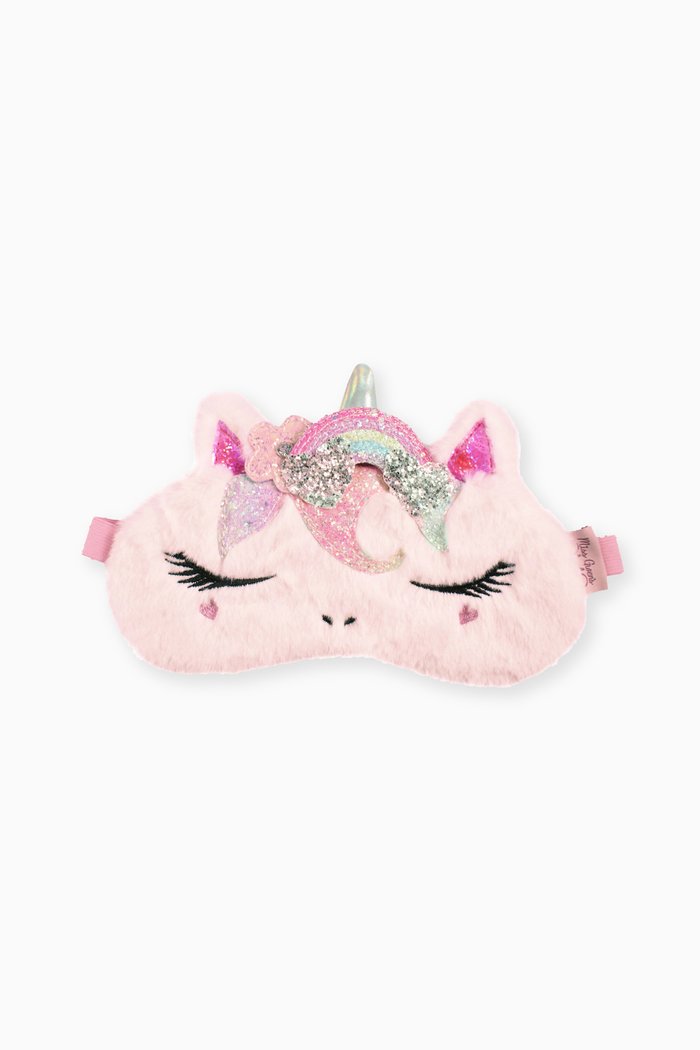

Miss Gwen Rainbow Crown Plush Sleep Mask, Pink